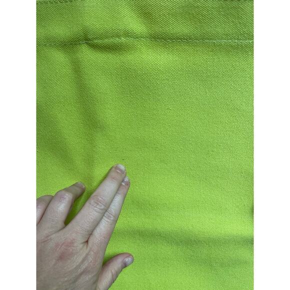 Calvin Klein canvas tote new with tag lime green - Picture 2 of 5